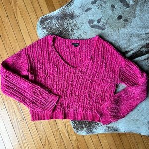 Super soft hot pink sweater